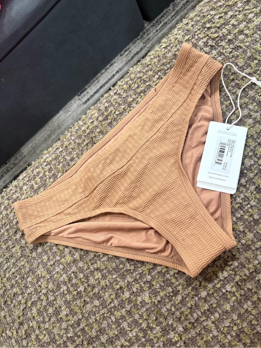 Carve Designs Ribbed Bikini Bottoms